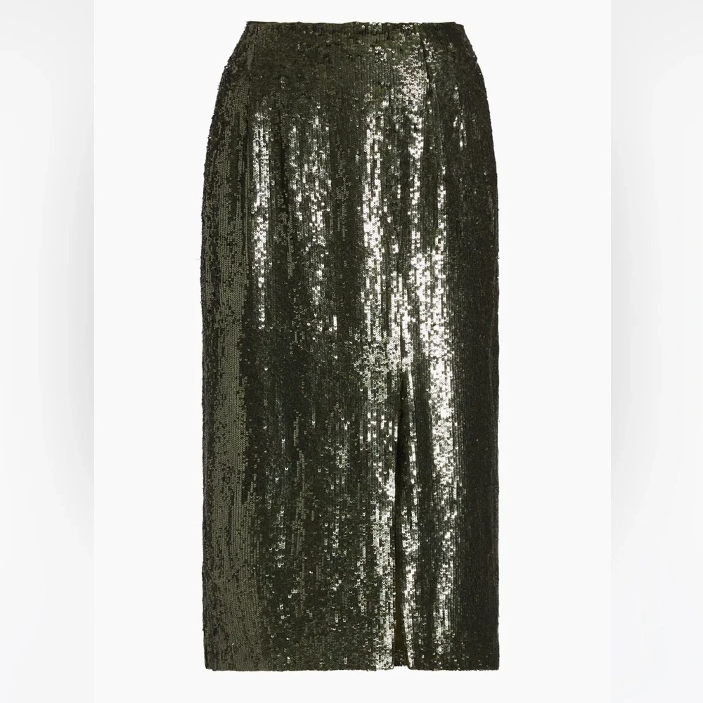 TWP Fishscale Ladylike Sequined Midi-Skirt NWT - Picture 3 of 10